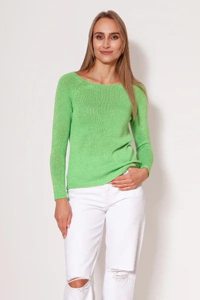 Zelený svetr MKM Design
