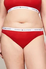 Červené dámské tanga s logem Tommy Hilfiger