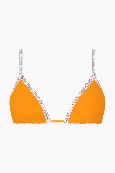 Dámské vrchní díl plavek 5X0 ZEG oranžové - Calvin Klein