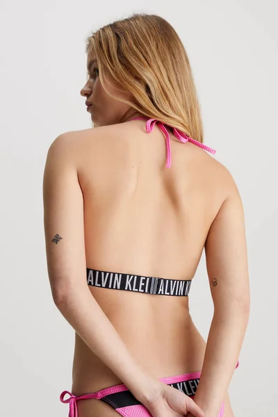 Dámská růžová plavková podprsenka Calvin Klein