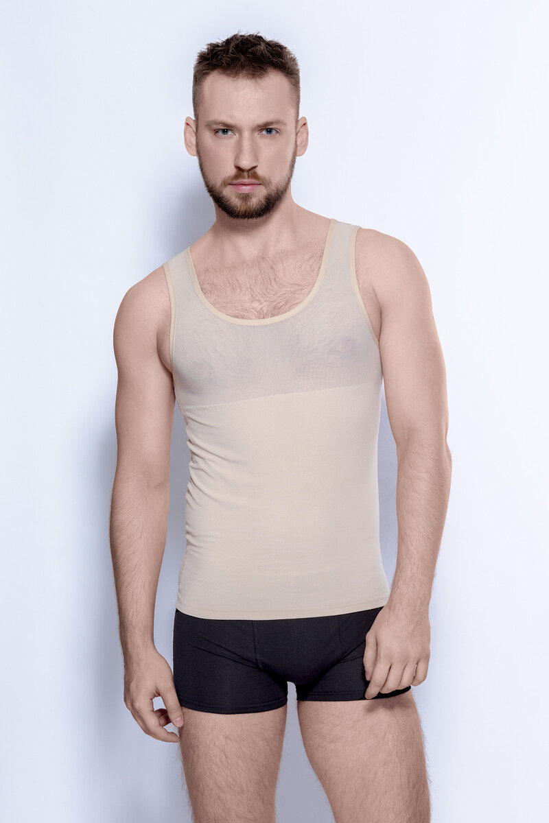 Pánská zeštíhlující tričko Mitex Body Perfect M-3XL, bílá XL-170/180 i384_87272676