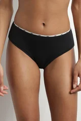 Dámské kalhotky DIM ICONS MIDI BRIEF - DIM - černá