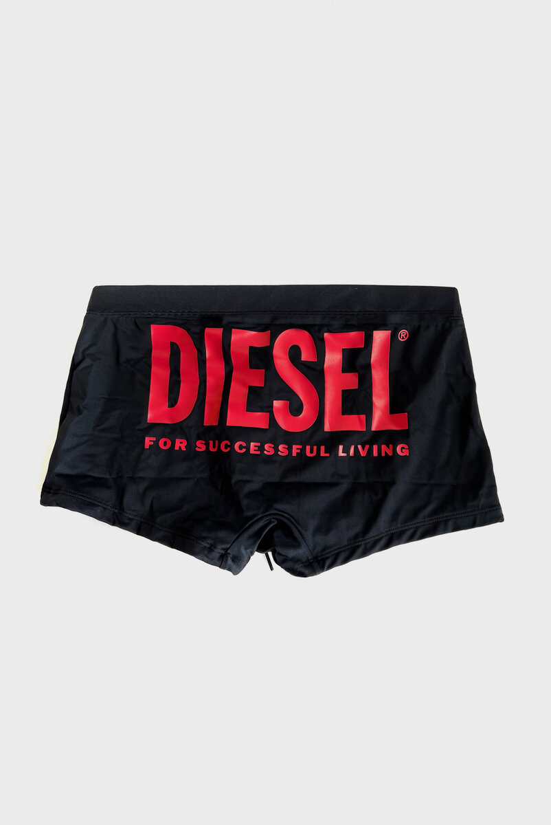 Černé plavecké boxerky s červeným logem - Diesel BMBX-BRAD, XL i10_P61548_2:93_