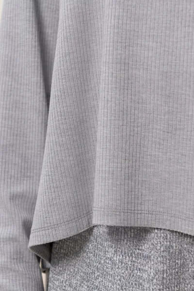 Pyžamo pro ženyvé tričko Climate Aloe TOP LSL šedé - Triumph