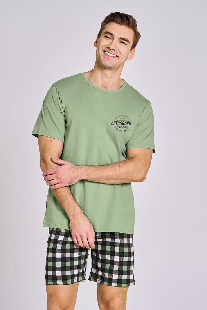 Zelené pyžamo pro muže Taro Carter, zelená L i43_80681_2:zelená_3:L_