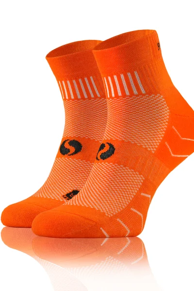 Sesto Senso Oranžové Frotte Sport Ponožky Unisex