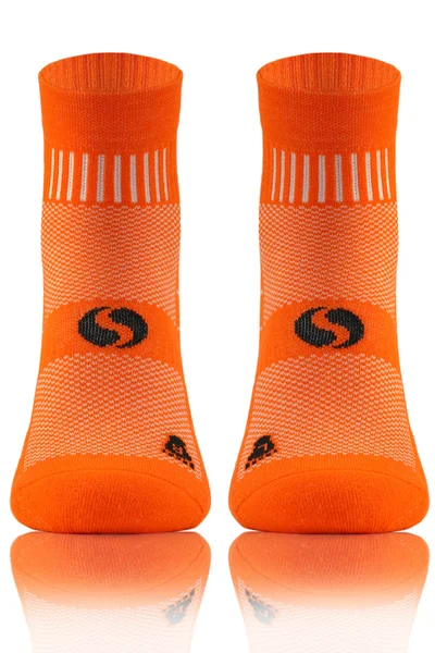 Sesto Senso Oranžové Frotte Sport Ponožky Unisex