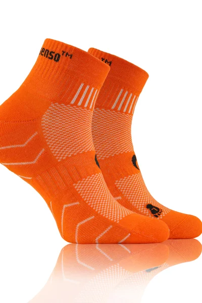 Sesto Senso Oranžové Frotte Sport Ponožky Unisex