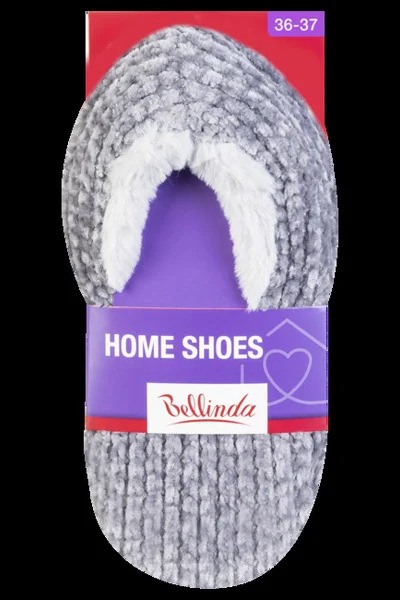 Dámské domácí bačkůrky HOME SHOES - Bellinda - šedá