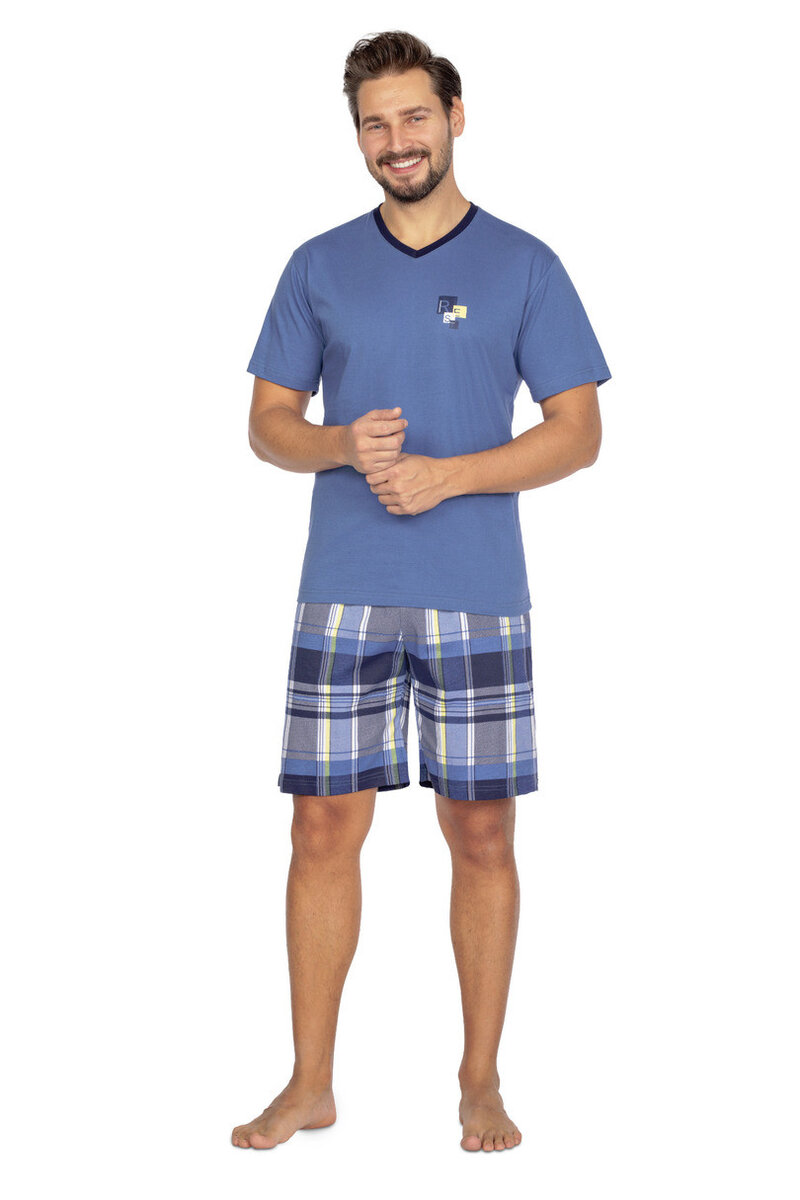 Mužské letní pyžamo Regina, tmavě modrá L i170_455L1