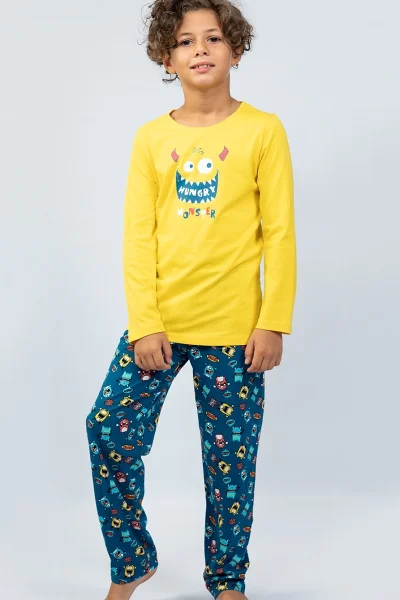 Dětské pyžamo dlouhé Monster Vienetta Kids