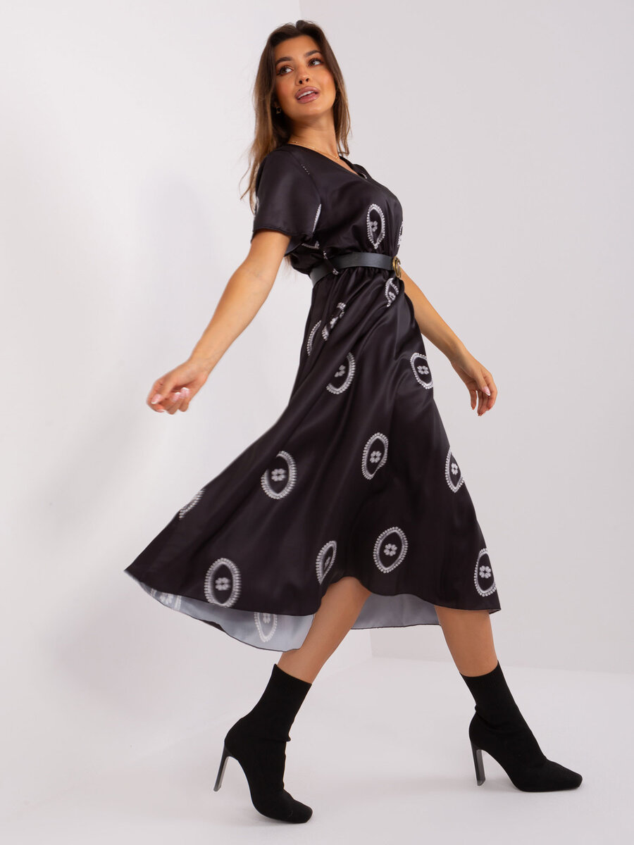 Černé koktejlové šaty Elegantní Noc, jedna velikost i523_2016103442966