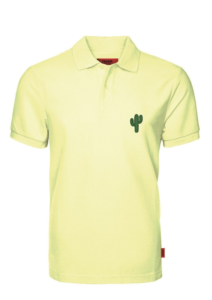 Pánské tričko John Frank QP9, Žlutá L i321_16264-166108