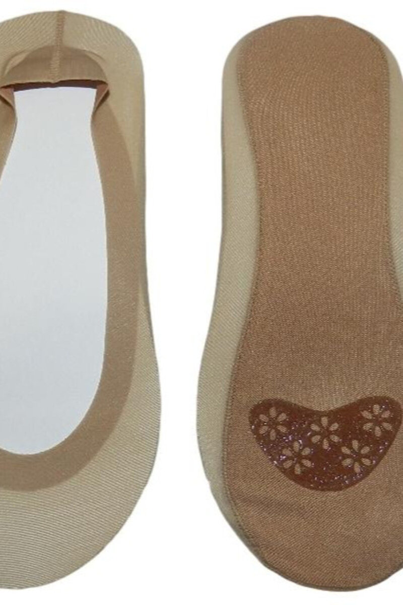 Ponožky s protiskluzovou úpravou ABS MO13 Rebeka, SVĚTLE BÉŽOVÁ Univerzální i170_1082030000
