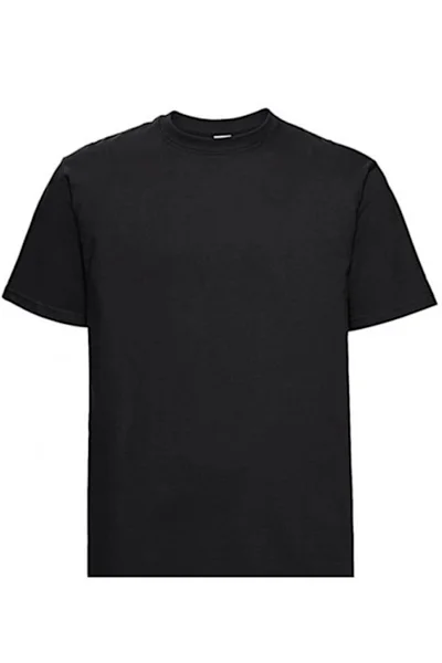 Černé pánské tričko z kvalitní bavlny - Noviti