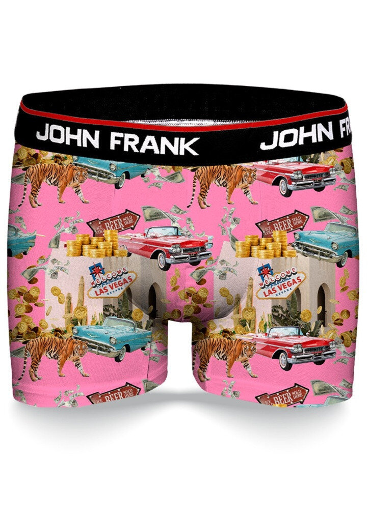 Boxerky pro muže John Frank 947, Růžová L i321_17559-173598