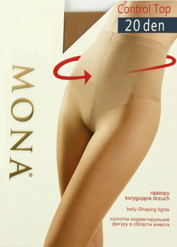 Korekční punčochové kalhoty Mona Control Top, natural 2-S i10_P66348_1:24_2:487_