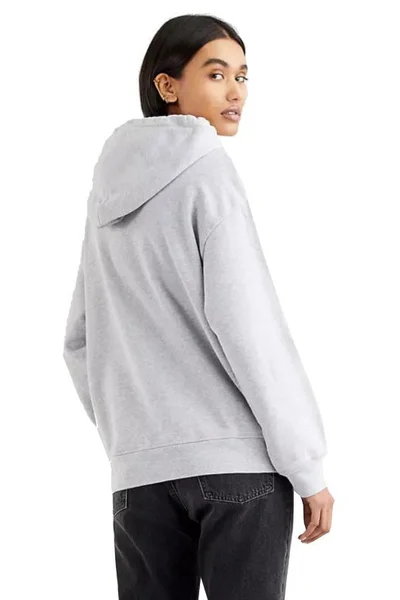 Šedá dámská mikina s kapucí Levi's Hoodie W