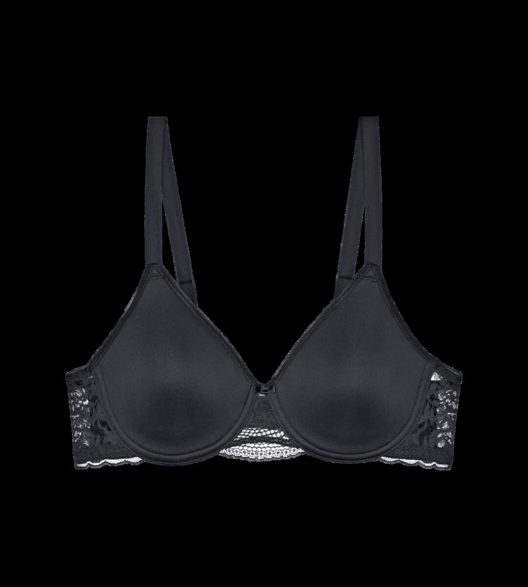 Dámská černá podprsenka Modern Lace+Cotton WP EX TRIUMPH, BLACK 80C i343_10215960-0004-80C