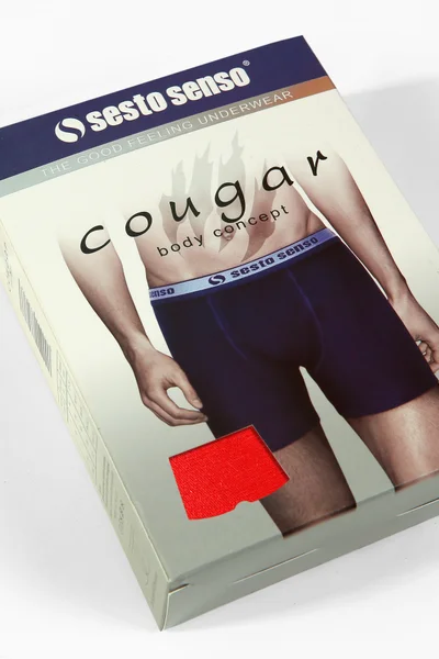 Červené pánské boxerky Cougar Sesto Senso