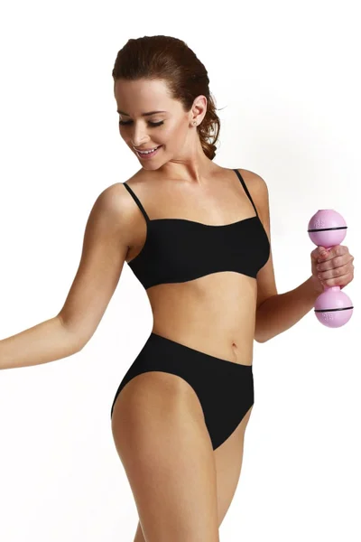 Podprsenka pro ženy fitness top Stella black - Eldar