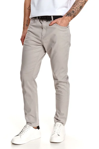 Béžové pánské kalhoty - Klasik Comfort