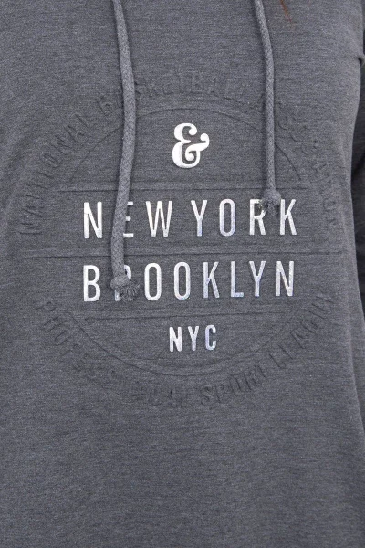 Dámské pohodlné šaty Brooklyn grafitové K-Fashion