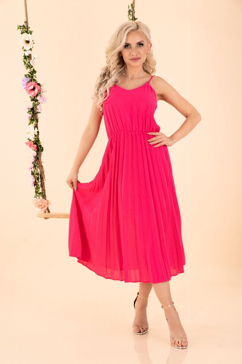 Dámské šaty BHVD 6713G FY4 - Merribel, růžova XL i10_P44168_1:312_2:93_