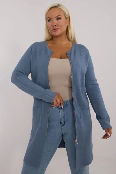 Dámský plus size svetr z mixu vláken Factory Price