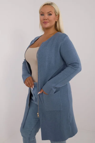 Dámský plus size svetr z mixu vláken Factory Price