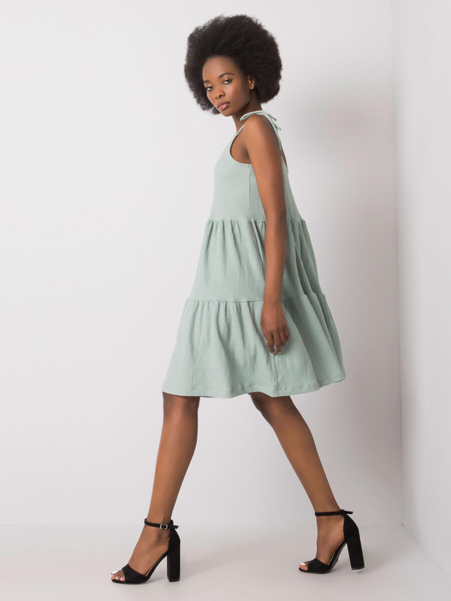 Zelené dámské šaty RUE PARIS s volánem, XL i523_2016102954156