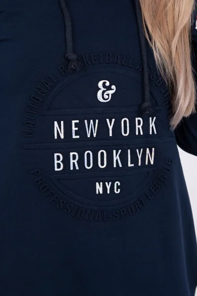 Univerzální dámské šaty Brooklyn navy z K-Fashion