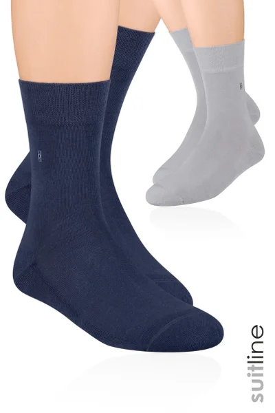 Pánské polofroté ponožky se vzorem 407 Steven