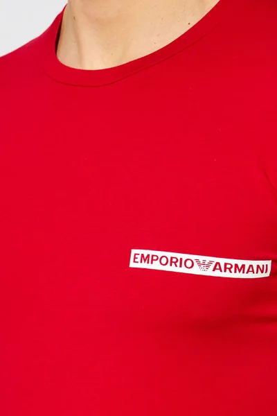 Pánské tričko M2ABF YA874 006 červená - Emporio Armani