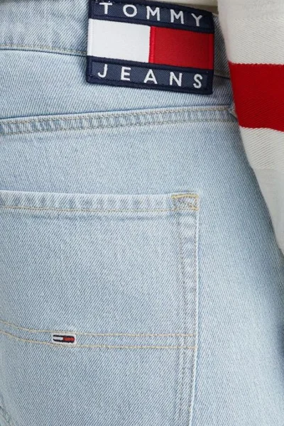 Tommy Jeans Slim Fit Kalhoty Scanton Y - Smaragdová elegance Tommy Hilfiger