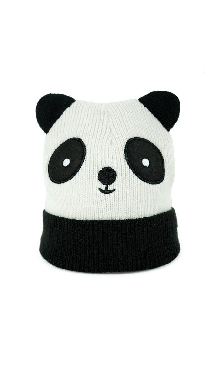 Sladká panda dětská čepice Art Of Polo, bílo-černá M i384_46348679