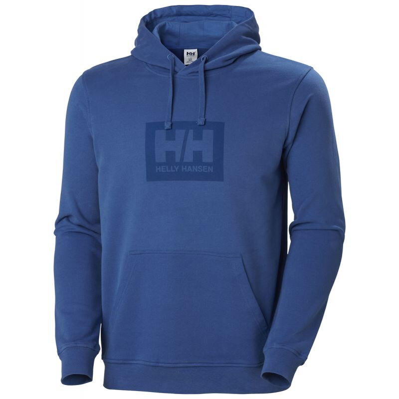 Modrá mikina s kapucí Box Hoodie M od Helly Hansen, XL i476_82396893