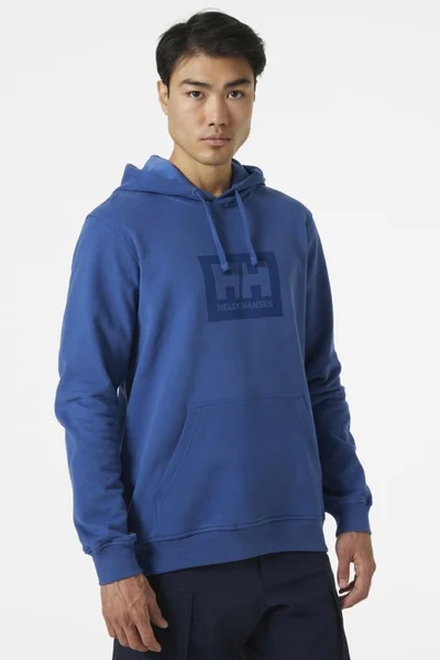 Modrá mikina s kapucí Box Hoodie M od Helly Hansen