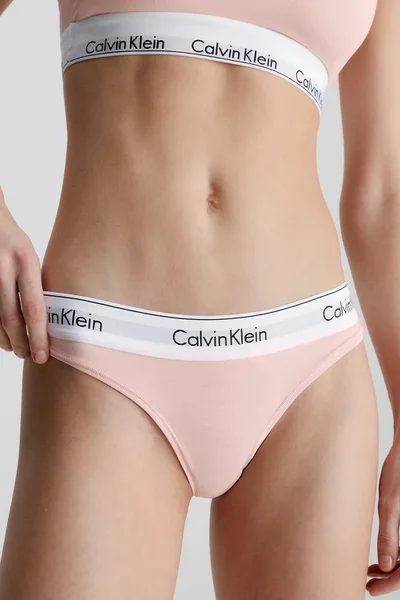 Dámské tanga 3QU8 -2NT - Calvin Kiein Calvin Klein