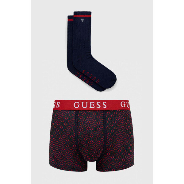 Pánské set boxerek a ponožek 1G70M - O7IYP6 - Červenomodrá - Guess, černá/červená XL i10_P51131_1:980_2:93_