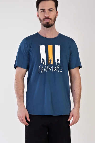 Rockové pyžamo Paramore pro muže s šortkami od Gazzaz