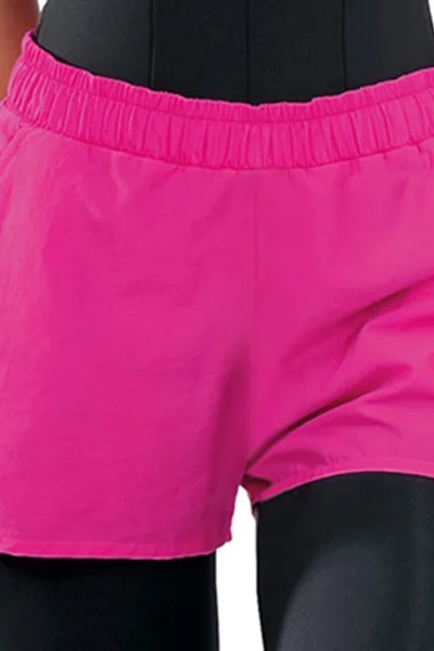 Krátké dámské šortky s kapsami Reviver od Lorin v růžové fluo barvě