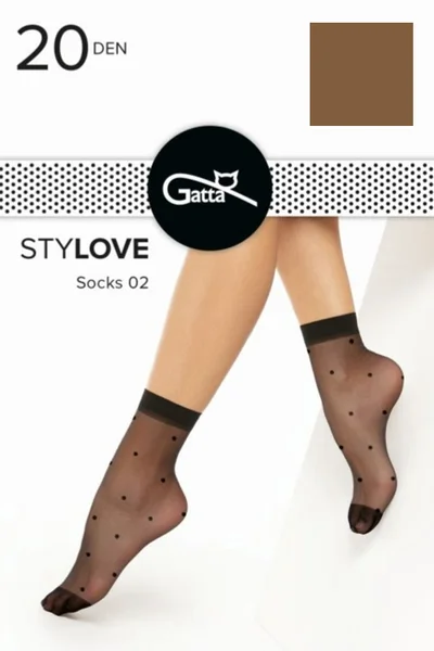 Stylové dámské silonové ponožky Gatta Daino