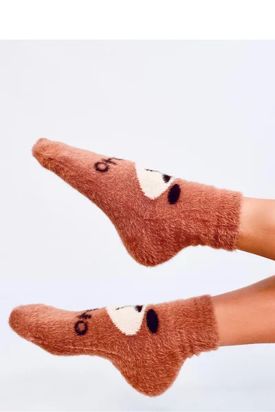 Kožíškové dámské ponožky Inello