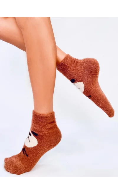 Kožíškové dámské ponožky Inello