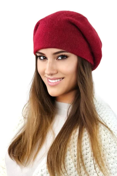 Kamea Baret Claret - Klasický Angora Baret Bordó