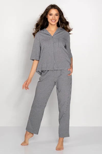 Kostkované pyžamo pro ženy Elegance Comfort