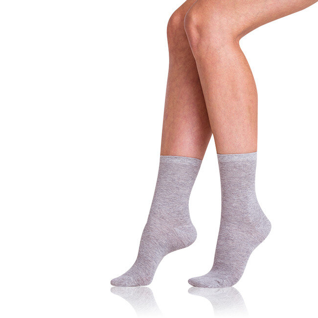 Dámské ponožky z bio bavlny GREEN ECOSMART LADIES SOCKS - Bellinda - šedá, 39 - 42 i454_BE495924-354-42