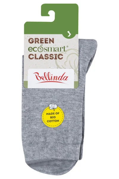 Dámské ponožky z bio bavlny GREEN ECOSMART LADIES SOCKS - Bellinda - šedá