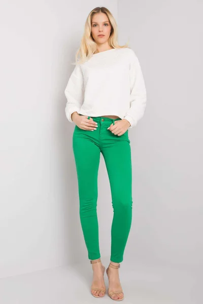 Dámské zelené kalhoty SP 5T1YW7 FPrice